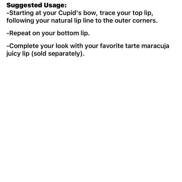 🌻 Tarte Rich Brown Maracuja Juicy Lip Liner New FullSz - Picture 4 of 5